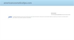 Desktop Screenshot of americancosmeticstips.com